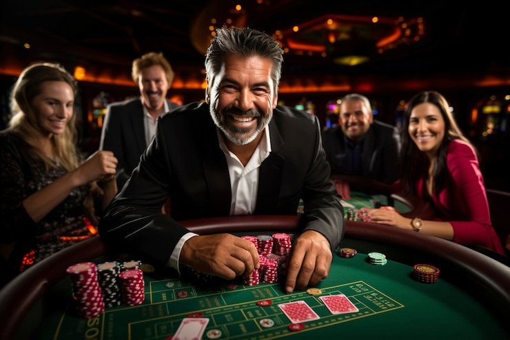 bebek live blackjack table with dealer